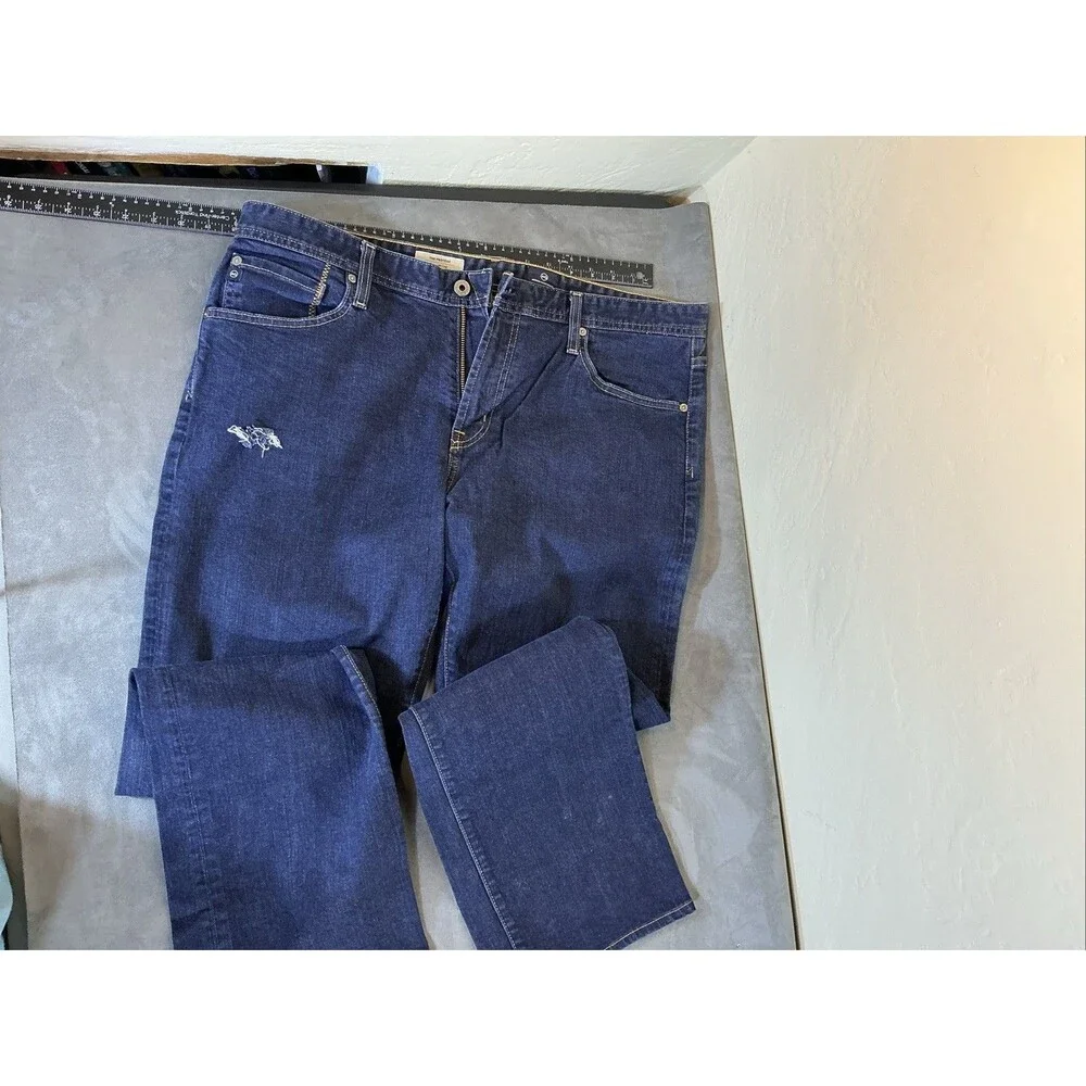 AG Protege Pants Adriano Goldschmied 38x34 Indigo Jeans Dark Mens